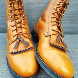 Ariat Cobalt Lacer with Horsehair Kiltie Women's Riding Boots 7.5 B